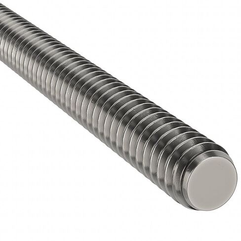 Medium-Strength Threaded Rod, Grade B7 Black-Oxide Steel, 3/4"-10 Thread Size, 8-3/4" Long (Qty 10 Each) in Kuwait