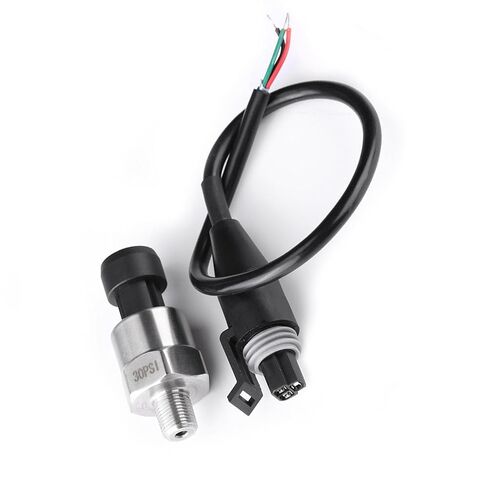Pressure Transducer Sender Sensor for Oil Fuel Air Water,1/8" NPT Thread Stainless Steel (30 PSI) in Kuwait