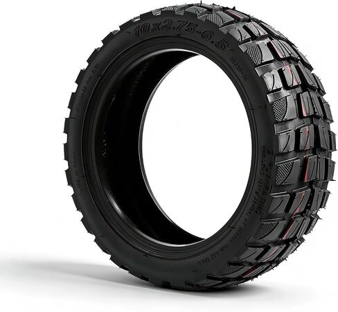 10 Inch 10x2.75-6.5 Off-Road Vacuum Tire, Compatible With Iscooter IX3 IX4 IX7 Pro Speedway 5 Dualtron 3 Electric Scooter Wheel,Tubeless Puncture-Proof Shockproof Super Grip Replacement Outer Tyre in Kuwait