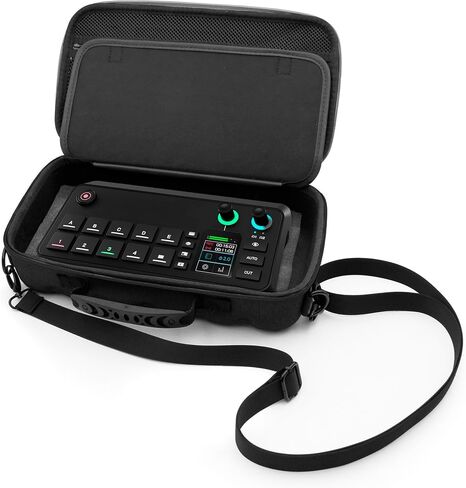 CASEMATIX Travel Case Compatible with RODE RODECaster Video S All-in-One Audio/Video Console – Protective Carry Bag with Shoulder Strap for Podcasters & Professional Audio Mixer Accessories in Kuwait