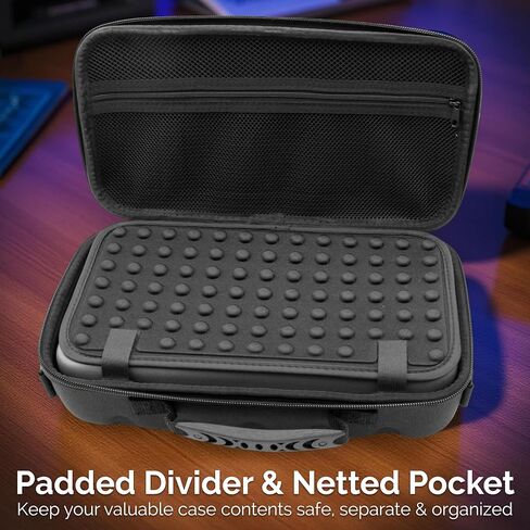 CASEMATIX Travel Case Compatible with RODE RODECaster Video S All-in-One Audio/Video Console – Protective Carry Bag with Shoulder Strap for Podcasters & Professional Audio Mixer Accessories in Kuwait