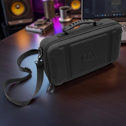 CASEMATIX Travel Case Compatible with RODE RODECaster Video S All-in-One Audio/Video Console – Protective Carry Bag with Shoulder Strap for Podcasters & Professional Audio Mixer Accessories in Kuwait