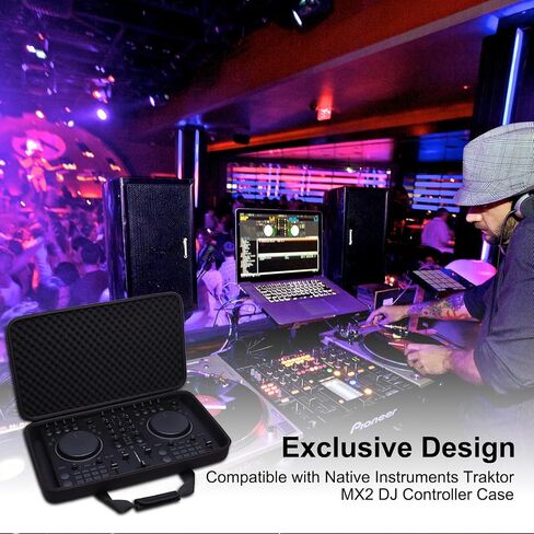 حافظة وحدة التحكم LTGEM متوافقة مع وحدة التحكم DJ Native Instruments Traktor MX2، باللون الأسود in Kuwait