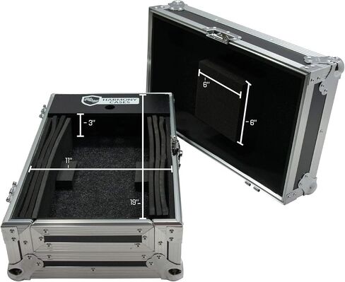 Harmony Audio HC10MIX Flight DJ Road Travel Custom Case Compatible with Universal 10" Mixer in Saudi Arabia