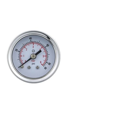 40mm 2.5% Accuracy Coffee Stainless Steel Pressure gauges Back Connection - Water Gas air Oil hrydrualic manemoter(BSPT(ZG) 1-4,0-0-1.6bar) in Saudi Arabia