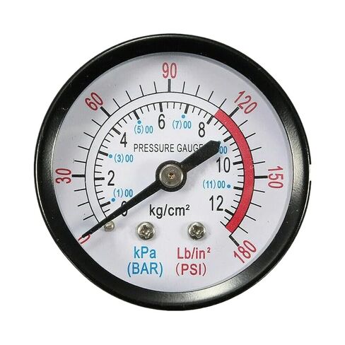 1pc Air Pressure Gauge 50mm 1/4" for Thread 0-180PSI 0-12Bar Dial Hydraulic Pressure Gauge Meter Manometer in Kuwait