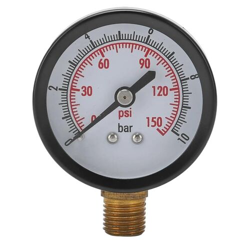 1 قطعة قياس الضغط مقياس الضغط العمودي قياس مراقبة السائل 0 ‑ 10 بار 0 ‑ 150 Psi اتصال G1/4in in Kuwait