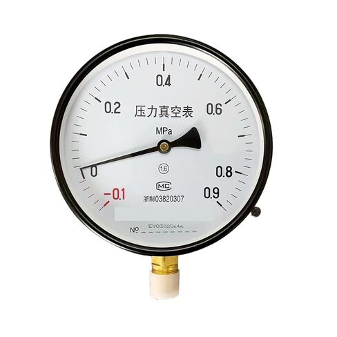 1pc 150mm Vacuum Analog Pressure Gauge Barometer Spring Tube Tester M20*1.5 for Water Air Oil(0-10Mpa) in Kuwait