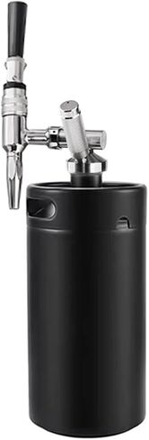 Nitro Cold Brew Coffee Barrel,Stout Beer Coffee Faucet Dispenser,Homebrew Nitrogen Beer Keg Tap Mini Growler Kit, 2L / 3.6L(Combo set 4) in Kuwait