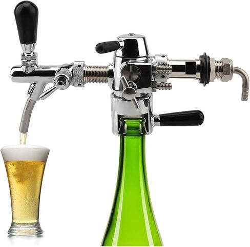 No-foam Beer Bottle Filling & Adjustable Beer Tap Professional Bottle Filler 2 In 1 Dispensing For Glass Bottle Bar Homebrewing in Kuwait