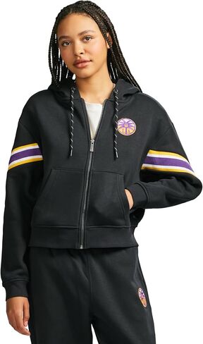 سترة GAME 7 X WNBA النسائية المرخصة رسميًا ذات القلنسوة والسحاب الكامل in Kuwait