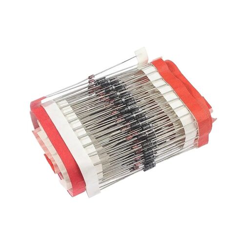 200PCS 8 Values Diodes Assorted Kit 1N4148 1N4007 1N5819 1N5399 1N5408 1N5822 FR107 FR207 Schottky Diode/Rectifier Diode in Kuwait