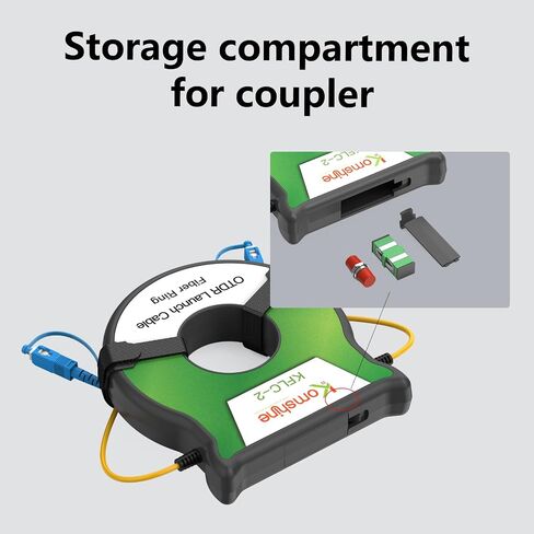 كابل حلقة الألياف SC UPC إلى موصلات LC UPC OTDR صندوق كابل الإطلاق متعدد الأوضاع MM OM3 ألياف 50/125um لمسافة 500 متر مزيل المنطقة الميتة من الألياف البصرية المستخدم مع OTDR البصري in Kuwait