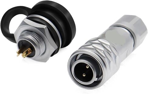 M8 الصناعية 2 8 دبوس الطيران قابس طاقة صغير ومحول المقبس إشارة موصل لكاميرا راديو LED | 8pin التوصيل والمقبس in Kuwait