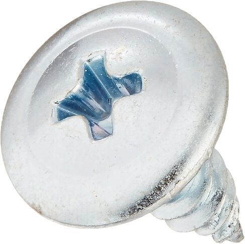 L.H. Dottie KW812 Metal Piercing Screw Wafer Head, Phillips, No.8 by 1/2-Inch Length, Zinc Plated, 100-Pack in Kuwait