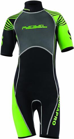 بدلة غوص SCUBAPRO Rebel Shorty 2 مم بأكمام قصيرة، مقاس X-Large in Kuwait
