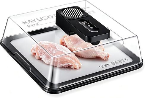 BBQ Defrosting Tray defrosting Tray for Frozen Meat, Safe Constant Temperature Meat Thawer - Non Stick Easy to Clean Kitchen Gadge in Kuwait