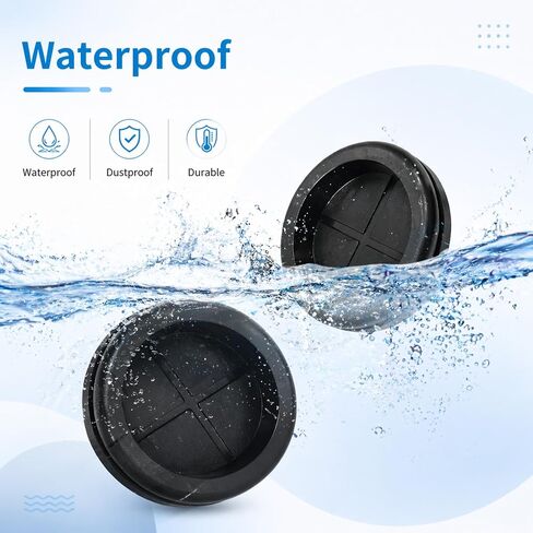 4 Pcs Rubber Grommets, Rubber Grommets for Wiring Firewall Rubbers Grommet 1-11/16" ID 2 Inch-Grommet Firewall Grommet Double-Sided Rubbers Plugs for Firewalls Cable Wire Protecting in Kuwait