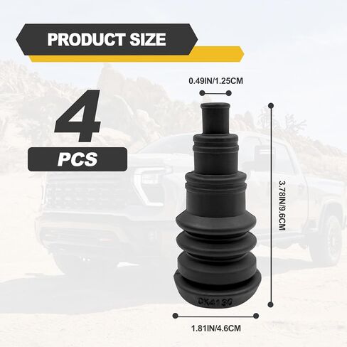 4 Pcs Universal Firewall Boot Quick And Easy Grommet Compatible with Any Vehicle Firewall Grommet Kit Can Accommodate 3/8 Inch to 1 Inch Wire Bundles in Saudi Arabia