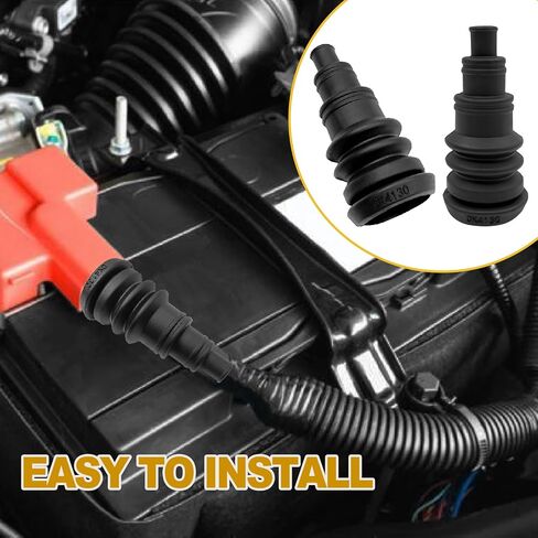 4 Pcs Universal Firewall Boot Quick And Easy Grommet Compatible with Any Vehicle Firewall Grommet Kit Can Accommodate 3/8 Inch to 1 Inch Wire Bundles in Saudi Arabia