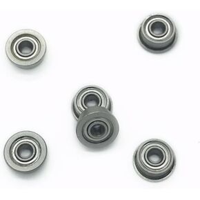 10Pcs F693ZZ 3x8x4 mm Flange Bearings Deep Groove Ball Bearing F693 in Saudi Arabia