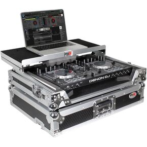 ProX XS-UXLT MK2 Universal Flight Style Road Case for Medium Size DJ Controllers with Sliding Laptop Shelf in Saudi Arabia
