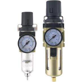 1pcs AW4000-04/06 AW5000-06/10 Pneumatic Filter Regulator with Gauge, Air Compressor FRL Air Treatment Combination(AW4000-06,Fiber Filter) in Kuwait