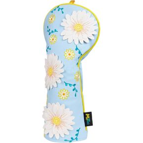 Daisy Driver Headcover for 460CC, 3D Patch & Embroidery Golf Head Cover | Wear-resistant, Scratch-resistant, Easy to clean, Gift for women golfers, Secured with elastic band in Saudi Arabia