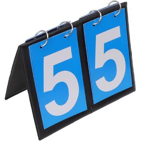 Portable Table Top Scoreboard Large Digit Flip Score Keeper Scoreboard with Numbers Water PU for Basketball Football Volleyball Sports in Saudi Arabia