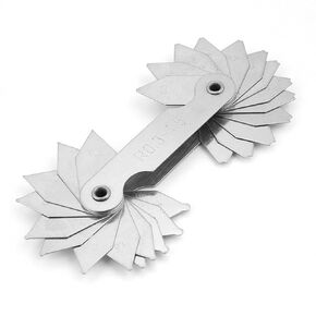 Stainless Steel Radius gauges 4pcs, R0.3 25 Fillet Gauges Concave Convex Measuring Tool, for Machinists Tool Die Makers in Kuwait