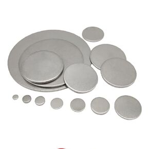 Metal Plate,1-50Pcs,1.8mm Thick Stainless Steel Round Thin Sheet Disc,7mm-80mm Solid Small Steel Plate, in Kuwait