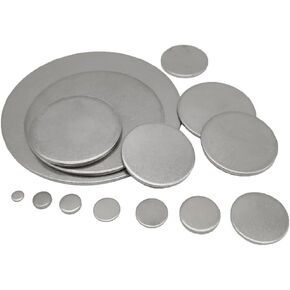 Metal Plate,10PCS 1.8mm Thick Stainless Steel Disc,7mm-28mm Solid Small Round Steel Plate, in Kuwait