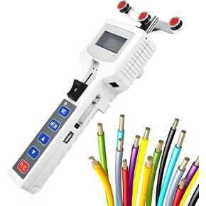 مقياس توتر الكابل الرقمي المحمول مع USB لسلك ألياف الكربون 500CN | مقياس التوتر الاحترافي بسمك قابل للتعديل لأقطار مختلفة، ذاكرة مدمجة تخزن البيانات لمراقبة الجودة in Kuwait