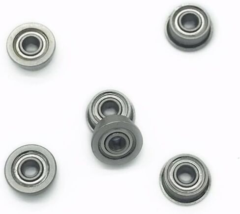 10Pcs F693ZZ 3x8x4 mm Flange Bearings Deep Groove Ball Bearing F693 in Saudi Arabia