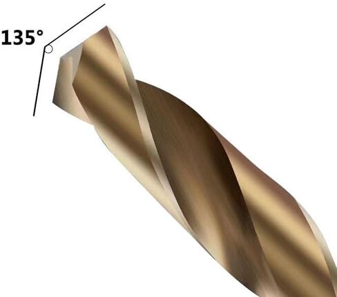 Twist Drill Bit, 1Pc M35 HSS-Co Cobalt Taper Shank Drill Bit, 14-60mm Spiral Flute Twist in Kuwait