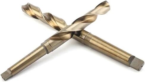 Twist Drill Bit, 1Pc M35 HSS-Co Cobalt Taper Shank Drill Bit, 14-60mm Spiral Flute Twist in Kuwait