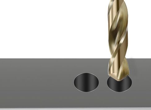 Twist Drill Bit, 1Pc M35 HSS-Co Cobalt Taper Shank Drill Bit, 14-60mm Spiral Flute Twist in Kuwait