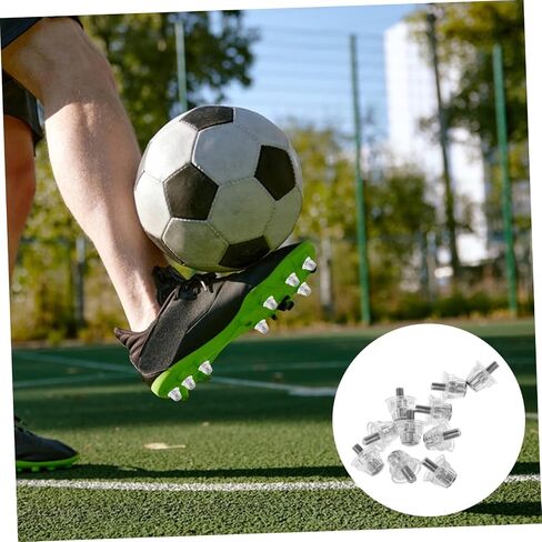 Homoyoyo 10pcs Robust Metal Studs for Soccer Shoes Slip Track Spikes Threads Outdoor Running in Saudi Arabia