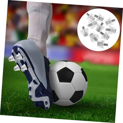 Homoyoyo 10pcs Robust Metal Studs for Soccer Shoes Slip Track Spikes Threads Outdoor Running in Saudi Arabia