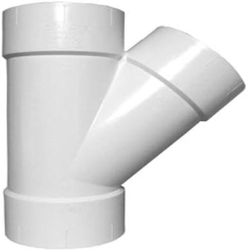 Charlotte Pipe Wye PVC Dwv 4" 45 Deg. Schedule 40 in Saudi Arabia