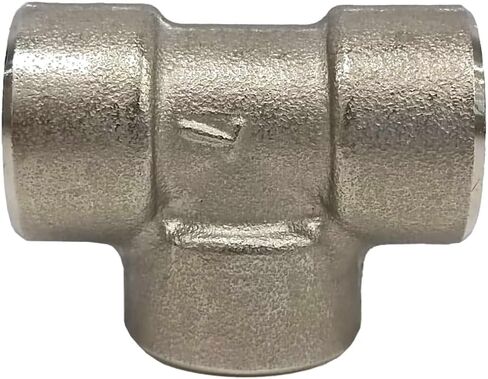 1/2" NPT Female Thread Equal Tee, Carbon Steel A105 Forged Pipe Fitting, 6000 PSI in Saudi Arabia