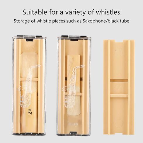 hejhncii Saxophone Storage Box Double Compartments Sax Clarinet Carrying Case Guard Portable Double Compartments Storage in Saudi Arabia