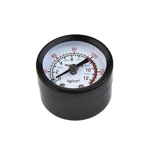 ضاغط الهواء هوائي قياس الضغط الهيدروليكي 0-12Bar / 0-180PSI مقياس الضغط مضخة هواء عرض مقياس لضاغط الهواء in Kuwait