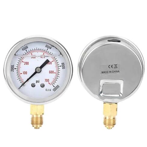 TS-PGG604-700bar 1/4Y60 مقياس الضغط الشعاعي لقياس الضغط المنزلي in Kuwait