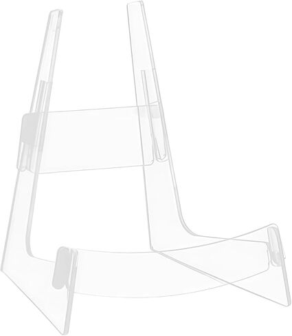 Portable Instrument Stand: Clear Acrylic Display, Ukulele, Violin Holder, Floor Mount, Compact, Polished Edges in Kuwait