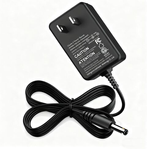 18V 1A AC DC Power Supply Adapter - 18W US Wall Charger with 5.5x2.1mm & 5.5x2.5mm DC Plugs, 6ft Long Cord, Universal Compatibility for 18Volt 0.1A-1A (100mA-1000mA) Devices, Center Positive in Kuwait
