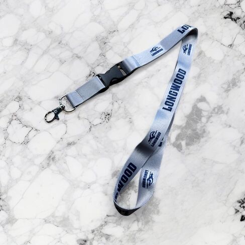 Desert Cactus Longwood University Lanyard Lancers Car Keys ID Badge Holder Keychain Detachable Breakaway Snap Buckle (Gray) in Kuwait