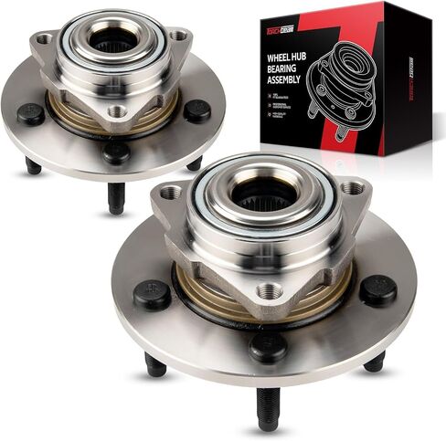 Torchbeam Pair 515072 Front Wheel Hub Assembly for 2002-2008 Dodge Ram 1500 Wheel Bearing 5 Lugs in Kuwait