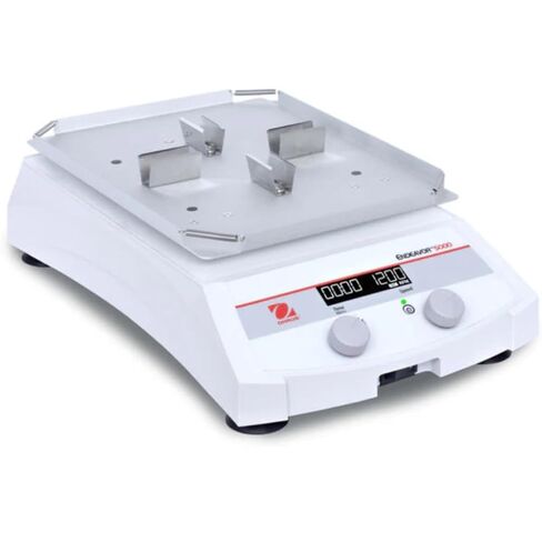 Liberty Ohaus Endeavour™ 5000 شاكر مداري رقمي خفيف الوزن e-E51LD0420، مدار 20 مم، سعة 4 كجم، 50-300 دورة في الدقيقة، مؤقت LCD، RS232، لعلم الأحياء الدقيقة وثقافة الخلايا in Kuwait