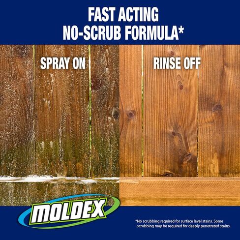 Moldex® Instant Outdoor Cleaner with Bleach, 64 oz Hose End Sprayer, 2 Pack, Fast Acting Outdoor Surface Cleaner for Siding, Decks, Fences and Exterior Surfaces in Kuwait